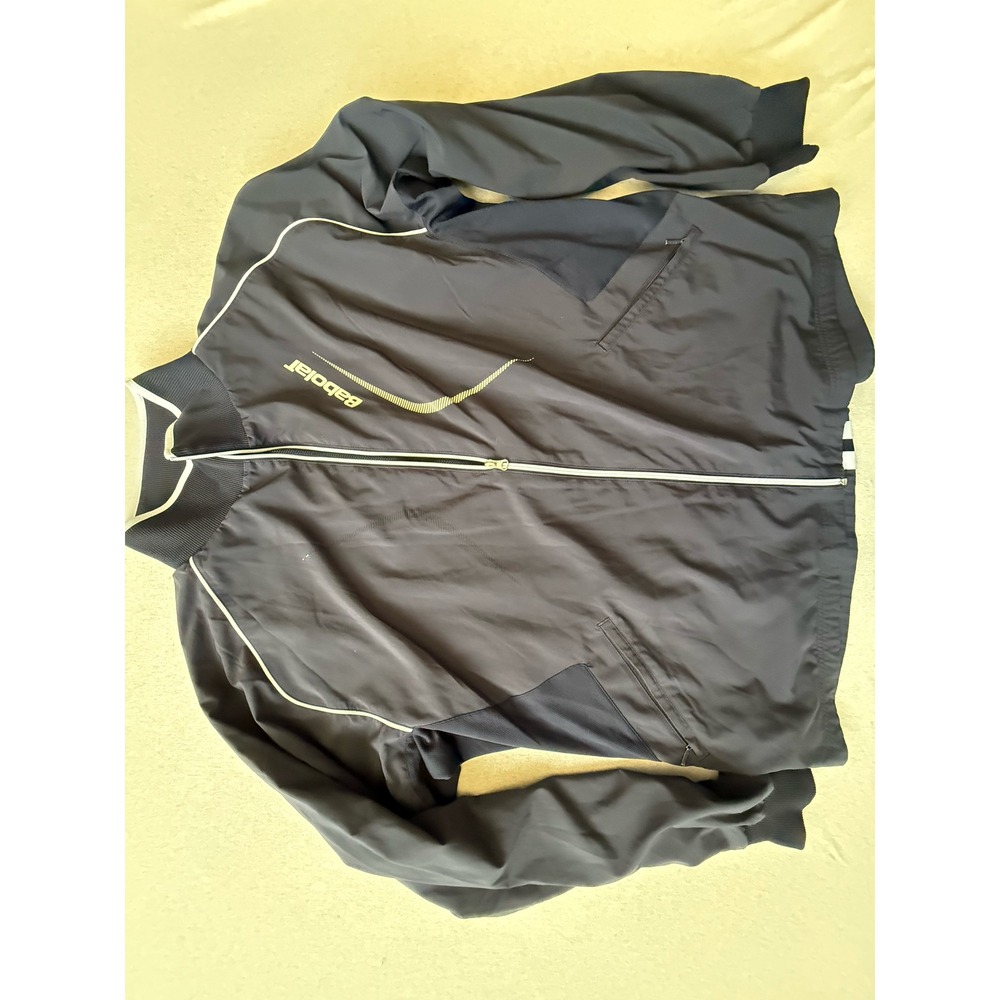 Babolat Mens Full Zip Tennis Warmup Track Jacket Navy Blue XXL